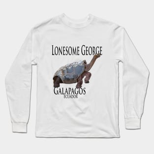 Lonesome George- Galapagos Turtle Long Sleeve T-Shirt